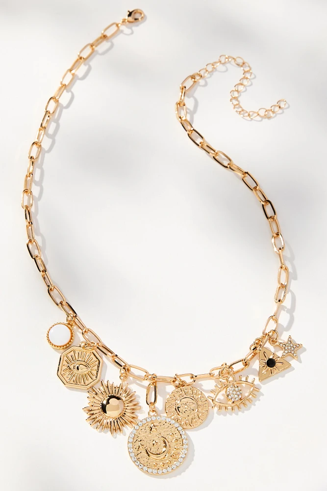 Lulla Sun Charm Necklace