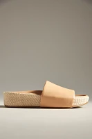 beek Pelican Jute Beach Platform Slide Sandals