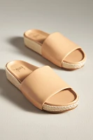 beek Pelican Jute Beach Platform Slide Sandals