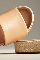 beek Pelican Jute Beach Platform Slide Sandals