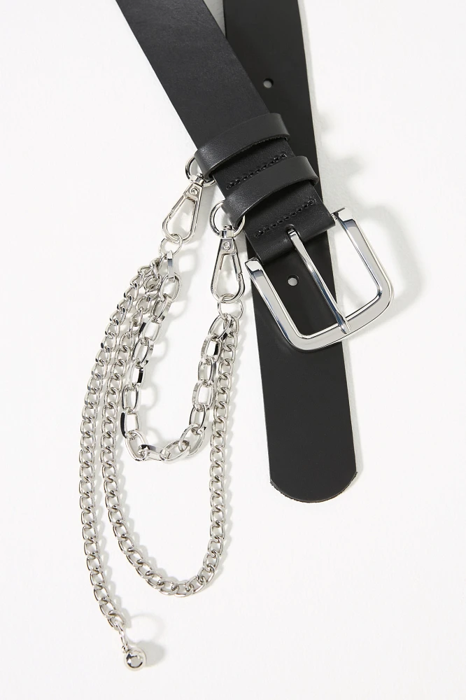 Belt Loop Chain Leather