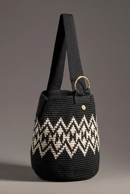 Teiruma Knit Bucket Bag