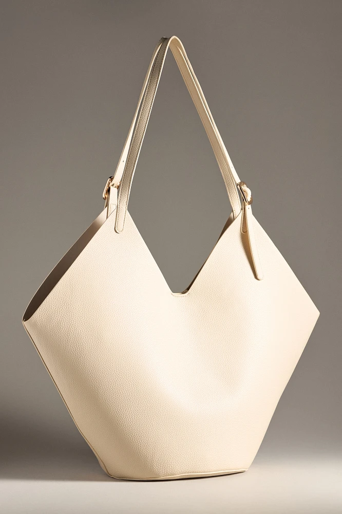 By Anthropologie Buckle-Strap Tote
