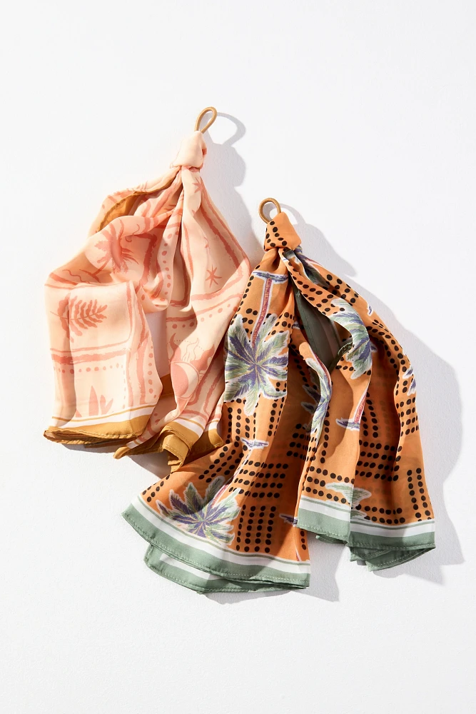 Patterned Hair Scarves