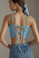 Celandine Ric Rac Cinched Crop Cami