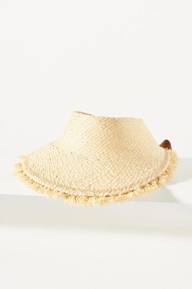 Wyeth Straw Fringe Visor