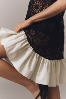 Celandine Crochet Ruffle Tunic