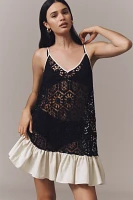 Celandine Crochet Ruffle Tunic