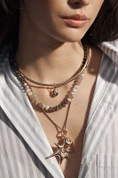 Charm Collar Necklaces, Set of 2