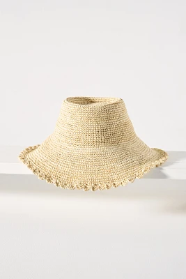 Raffia Boater Hat