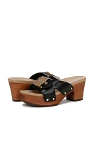 Dr. Scholl's Original Max Too Wood-Bottom Platform Sandals