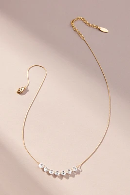Rounded Crystals Short Necklace