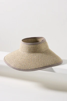 San Diego Hat Co. Wide-Brim Straw Visor