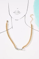 Mixed Metal Chain Necklace