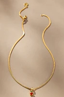 Amorcito Orange Charm Necklace