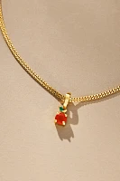 Amorcito Orange Charm Necklace