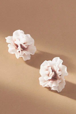 Twigs & Honey Deep Blush Floral Stud Earrings