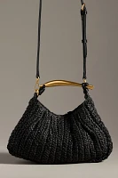 By Anthropologie Raffia Satchel