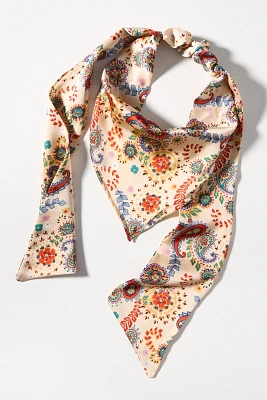 Simply Nova Satin Floral Hair Scarf