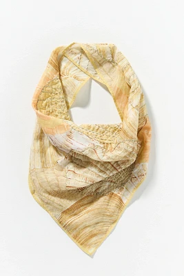 Vismaya Metallic Shell Printed Scarf