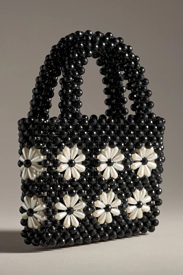 Melie Bianco Selena Floral Beaded Bag