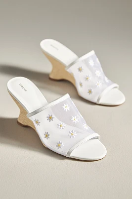 Maeve Mesh Wedge Heels