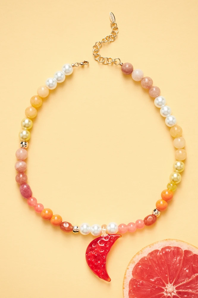 Beaded Icon Charm Necklace