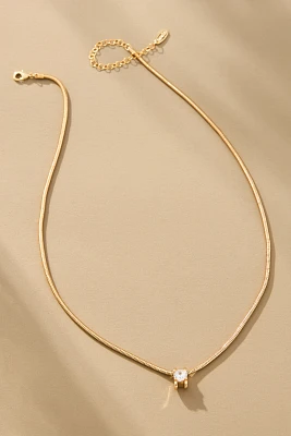 Crystal Snake Chain Necklace