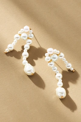 Waterfall Pearl Drop Earrings
