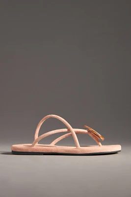 Jeffrey Campbell Alette Suede Strappy Thong Sandals
