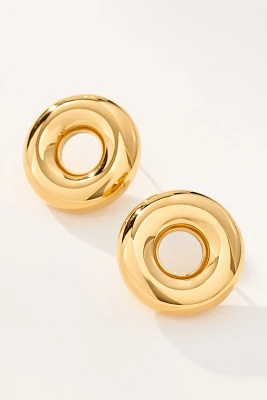 8 Other Reasons Metal Button Stud Earrings