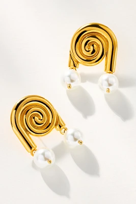 Casa Clara Selina Pearl Drop Earrings