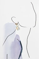 Mismatched Beaded Charm Huggie Hoop Earrings