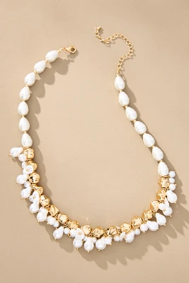 Beaded Pearl Necklace