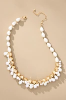 Beaded Pearl Necklace