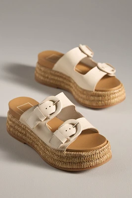 Dolce Vita Witny Buckled Platform Slide Sandals