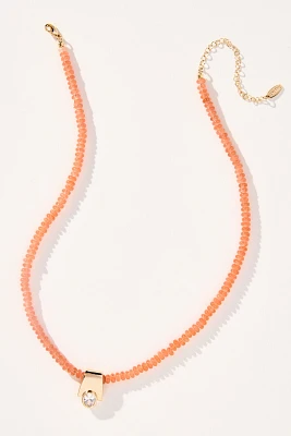 Mod Crystal Beaded Necklace