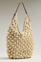 POOLSIDE Brighton Slouchy Beaded Shoulder Bag