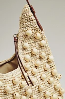 POOLSIDE Brighton Slouchy Beaded Shoulder Bag