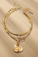 Layered Multi Charm Necklace
