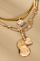 Layered Multi Charm Necklace