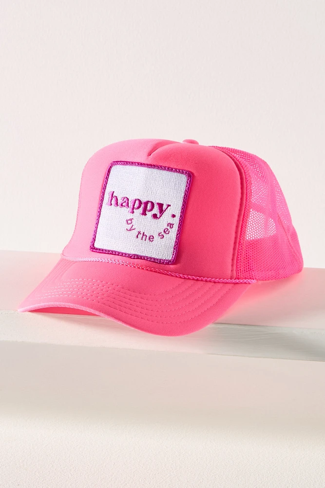 Friday Feelin Happy by the Sea Trucker Hat