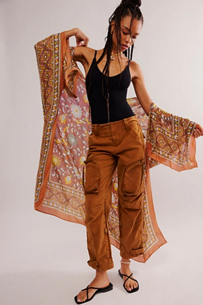 Magic Dance Border Print Duster