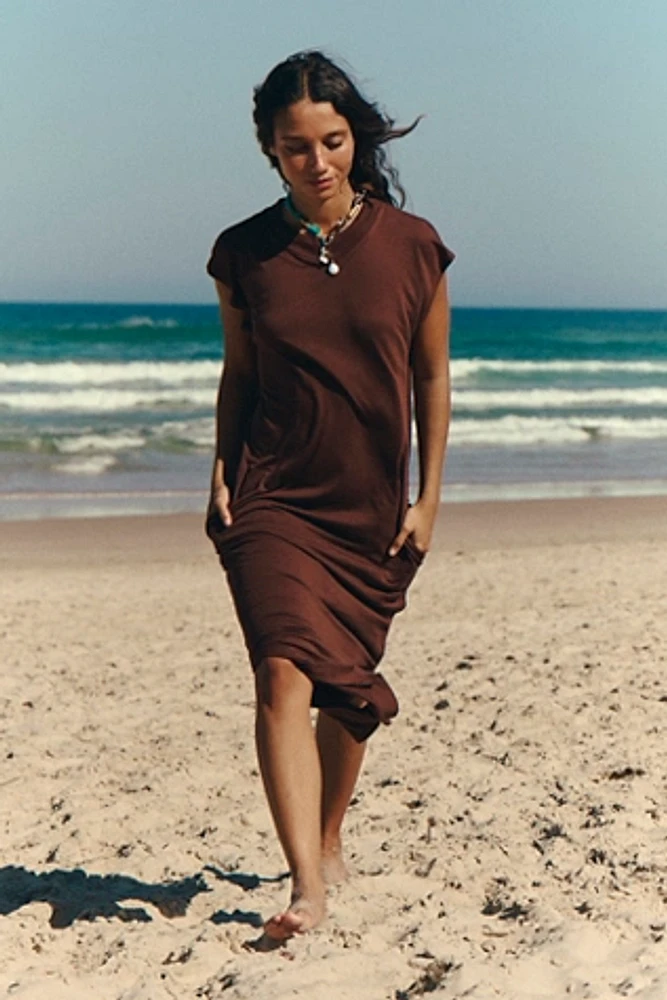 All Day Long Midi T-Shirt Dress