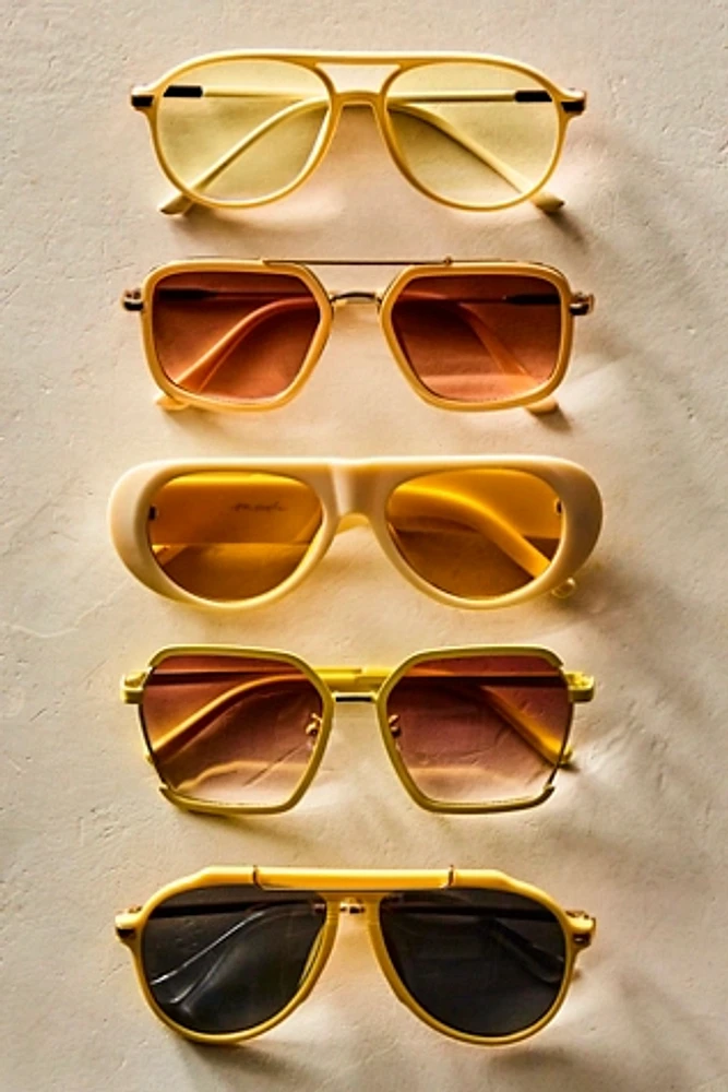 Ventura Oversized Aviator Sunglasses