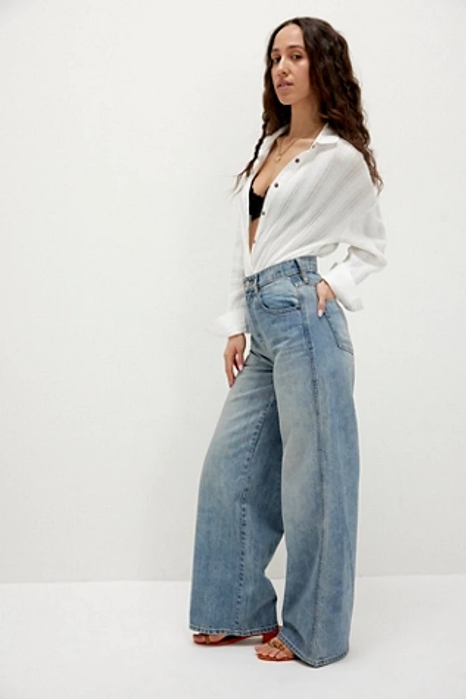 CRVY Gia Wide-Leg Jeans