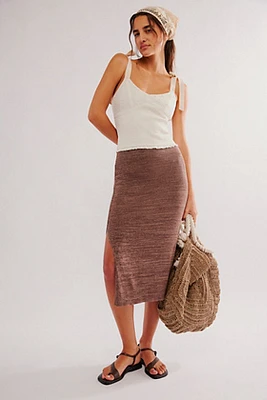 Golden Hour Midi Skirt