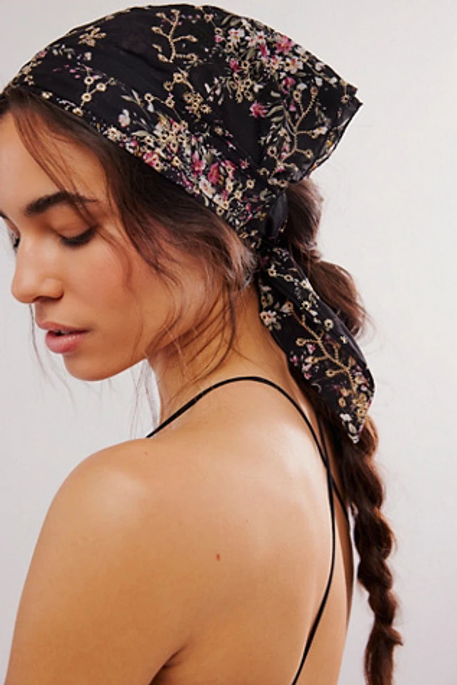 Curried Myrrh Honey Hair Scarf at MarketFair Shoppes in  display picture 1