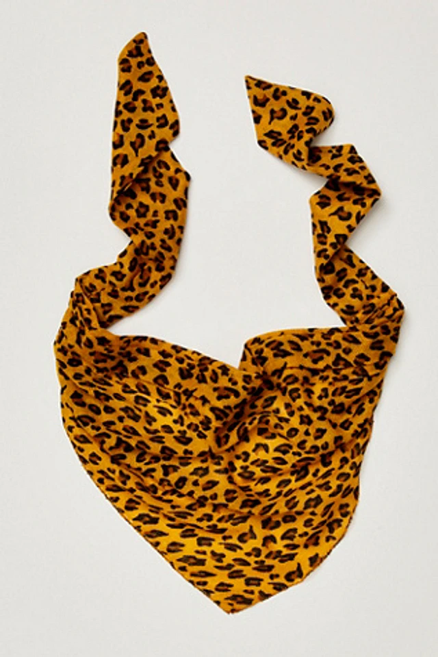 NWT Free People Curried Myrrh Honey Hair Scarf - Cerulian - one size $118 MSRP Curried Myrrh Honey Hair Scarf at MarketFair Shoppes in  main image 4