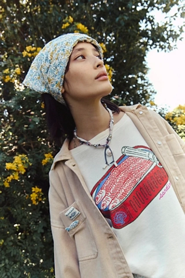 Curried Myrrh Honey Hair Scarf at MarketFair Shoppes in  display picture 2